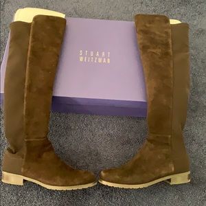 Stuart Weitzman 50/50 Brown Suede